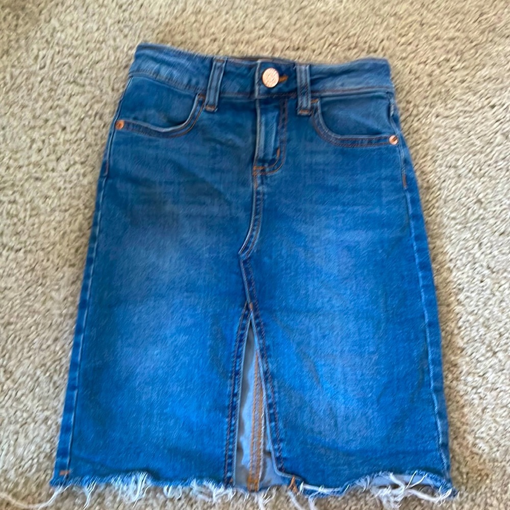 Girls Justice denim skirt